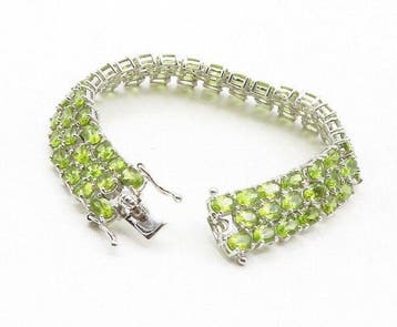 Zonder minimumprijs - Armband 925 Sterlingzilver, 18k goud, Nieuw