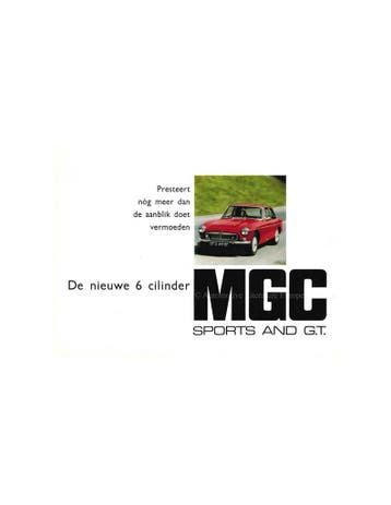 1971 MG MGC GT BROCHURE NEDERLANDS, Ophalen of Verzenden