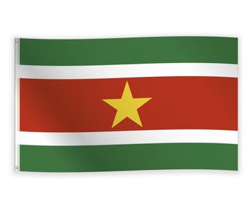 Vlag Suriname 1,5m, Verzenden, Nieuw