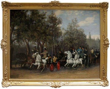 Richard Rosenbaum (1864-?) - Corso race in the Vienna Prater