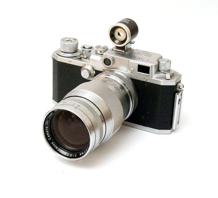 Canon Lens 135mm f3,5 E.P Gravering M39 Set NO RESERVE, Audio, Tv en Foto, Fotocamera's Analoog