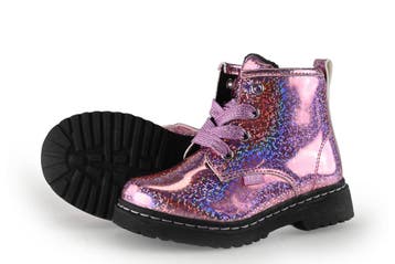 Leone Veterboots Meisjes in maat 24 Roze, Kinderen en Baby's, Verzenden, Jongen of Meisje, Schoenen, Zo goed als nieuw