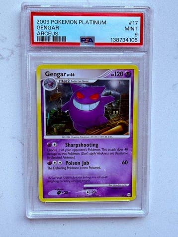 Pokémon - 1 Graded card - Gengar 17/99 - PSA 9 - Diamond &, Nieuw