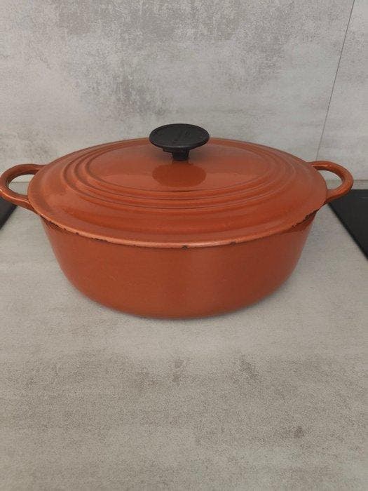 Le Creuset - Braadpan - IJzer, bron, Antiek en Kunst, Antiek | Keukengerei
