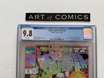 Silver Surfer #75 - Embossed Holofoil Cover - Death Of Nova, Livres