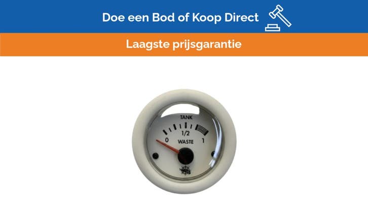 Bieden: Osculati Waste Water Tank Level Indicator 52 mm Whi, Sports nautiques & Bateaux, Accessoires navigation, Enlèvement ou Envoi