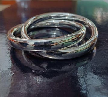 Zonder minimumprijs - Armband Zilver - Armband met twee, Nieuw