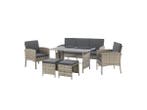 Veiling - Loungeset / Tuinset Turijn - 7 personen - Polyrota