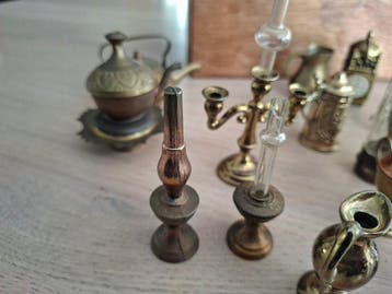 Collection thématique - Objets ménagers miniatures en cuivre, Antiquités & Art