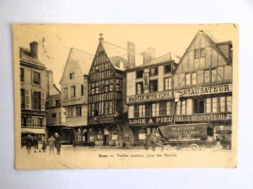 France - Cafés Bars Restaurants & Commerces Hôtels - Carte, Gelopen