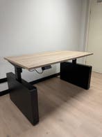 Zit Sta Bureau Met Luxe Wangelementen - Design Bureau, Huis en Inrichting, Bureaus, Verzenden, In hoogte verstelbaar, Nieuw