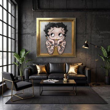 Artxlife - Lego Betty Boo Luxury Gold Tatoo, Nieuw