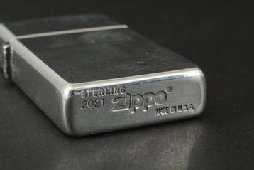 Zippo - Sterling Silver Slim - Zakaansteker - Sterlingzilver, Nieuw