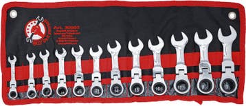 Combinatie ratel Ring Wrench Set, extra kort, Verzenden, Nieuw