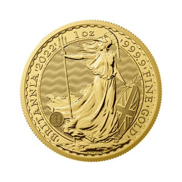 Gouden Britannia munt 1 troy ounce