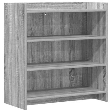 vidaXL Dressoir Grijs Sonoma 75 x 36 x 80 cm Bewerkt hout, Verzenden