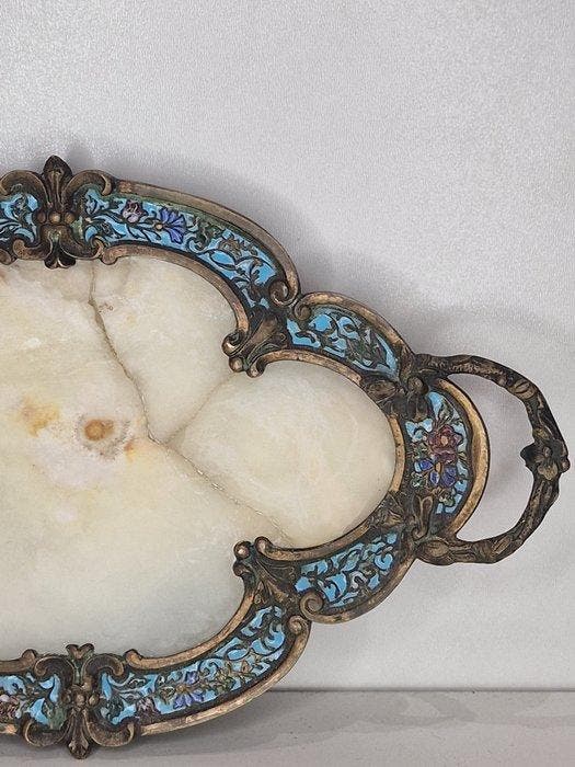 Decoratief dienblad - Napoleon III-stijl, Antiek en Kunst, Antiek | Overige Antiek