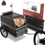 2dekans | TrevoPet® Hondenfietskar XL - Opvouwbare Fietskar, Ophalen of Verzenden