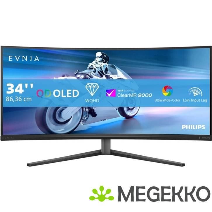 Philips Evnia 34M2C6500/00 34  Wide Quad HD 175Hz Curved, Computers en Software, Overige Computers en Software, Nieuw, Verzenden