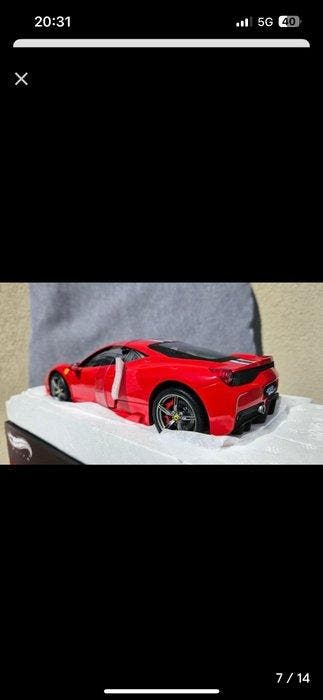 Hot Wheels 1:18 - Modelauto - Ferrari 458 Speciale, Nieuw