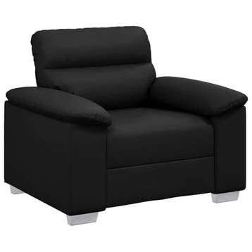 Fauteuil Kunstleer | OP = OP | Sla nu je slag, Kunststof, Verzenden, 75 tot 100 cm, Zo goed als nieuw