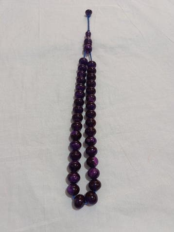 Chapelet - Ambre - 1970-1980 - Chapelet de perles de prière