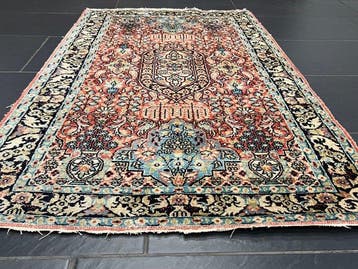 Kasjmier zijde - Vloerkleed - 126 cm - 82 cm, Nieuw