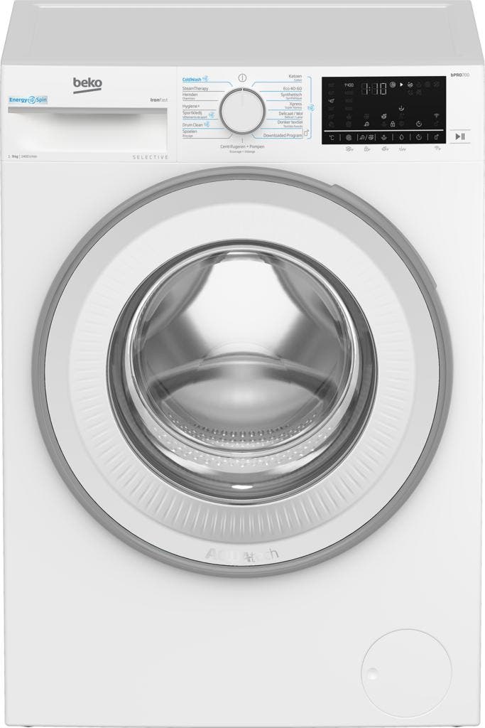 Beko B5WM694108W2 - Wasmachine - 9 kg - 1400 tpm -, Elektronische apparatuur, Wasmachines, Ophalen of Verzenden