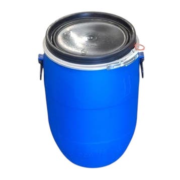 Vaten 60L kunststof dekselvat UN blauw met handvaten KV006, Tuin en Terras, Regentonnen, Nieuw