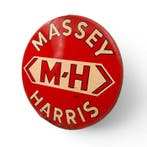Massey Harris - Massey Harris, rond reclamebord voor dealer,