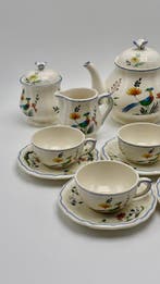 Gien - Koffieservies (14) - Oiseaux de paradis - Aardewerk