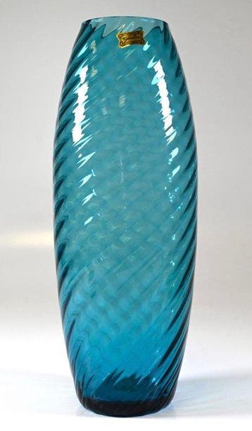 Egermann - Vase - Verre - Vase Blue Marika