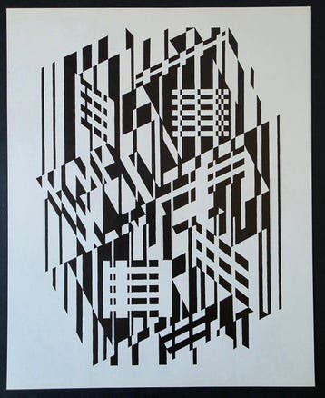 Victor Vasarely (1906-1997) - AFA - 1955, tirage rare et