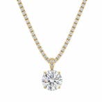 Collier - 14 carats Or jaune - 23.08ct. tw. Diamant (Cultivé