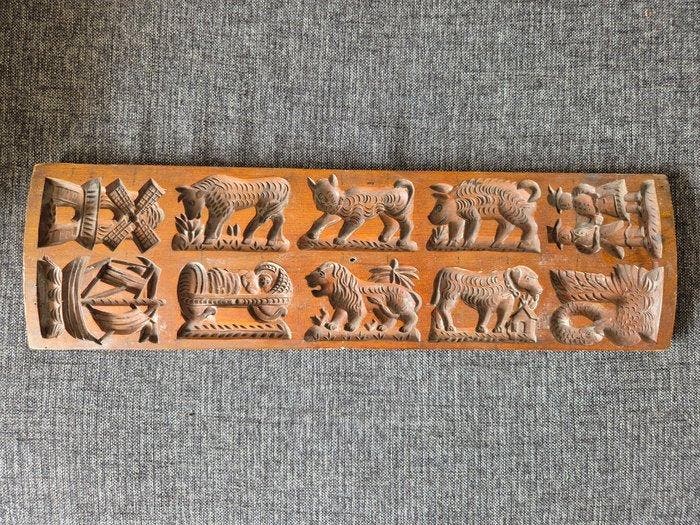 Moule Antique - Planche de spéculoos hollandais, Antiquités & Art, Curiosités & Brocante