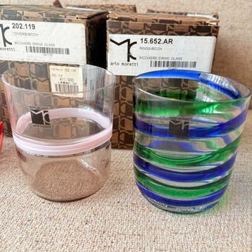 Carlo Moretti, Murano - Drinkglas (7) - Glas - Carlo Moretti