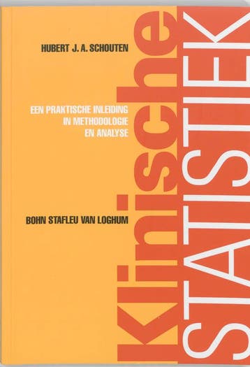 Klinische statistiek 9789031329786 H.J.A. Schouten, Verzenden, Zo goed als nieuw, H.J.A. Schouten
