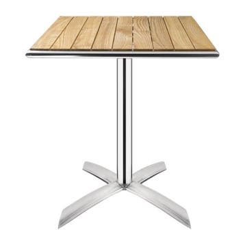 Inklapbare Tafel | Hout/Aluminium | Essenhout Blad |, Verzenden