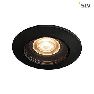 SLV VARU IP65 inbouw spot voor badkamers en buiten zwart, Verzenden, Nieuw, Netvoeding