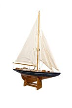 Modelschip - Karibikyacht/Segelboot  Höhe 56cm - Länge 42cm