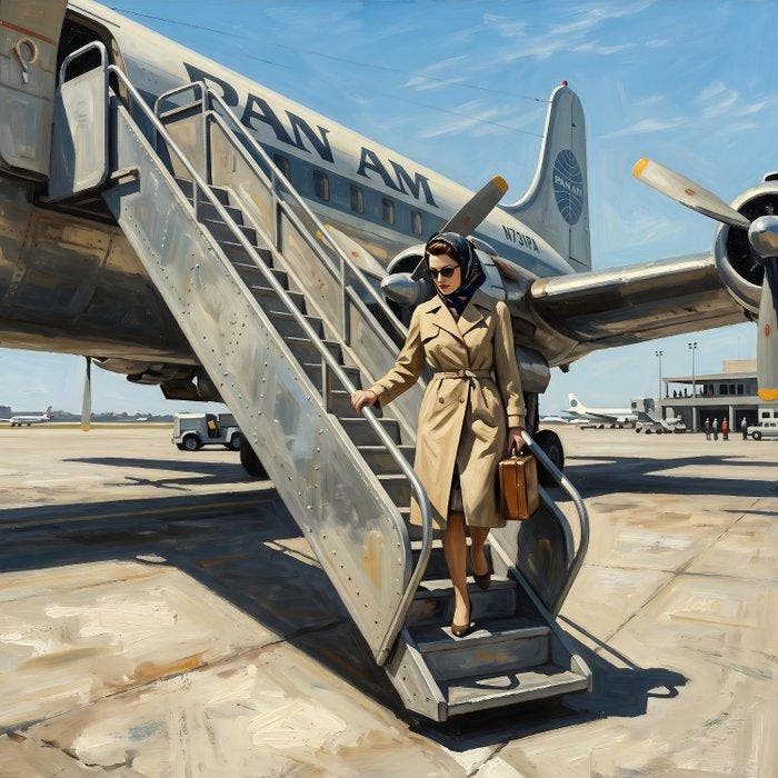 Le Yack - Jet Age Arrival - Hand signed, Antiquités & Art, Art | Peinture | Moderne