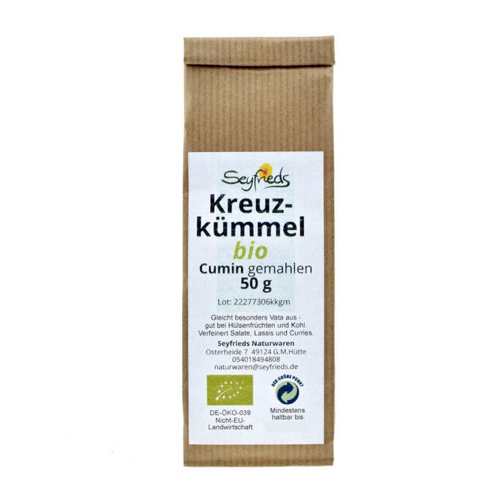BIO-Komijnzaadjes/Cumin Seeds Heel - 50 g (Seyfrieds), Sport en Fitness, Gezondheidsproducten en Wellness, Ophalen of Verzenden
