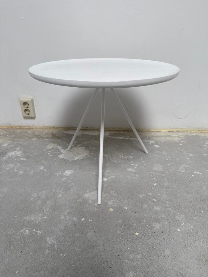 HEM Key Table Koffie Witte Es / Wit - Salontafel, Huis en Inrichting, Tafels | Salontafels, Gebruikt, Overige houtsoorten, Verzenden