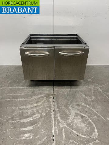 Piètement en acier inoxydable 80 x 70 x 58,5 cm –, Verzenden