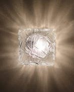 Plafondlamp - Metaal, Glas - Vintage designer-wandlamp van