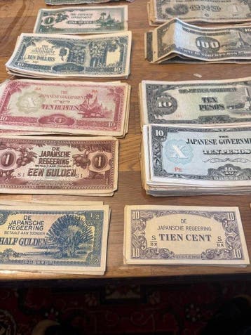 Japan. - 526 banknotes - 1940/1945 (Zonder minimumprijs)
