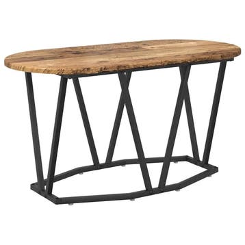 Salontafel 80cm hout/metaal -29% Retour deal: pak die kor..., Verzenden