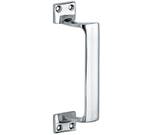 Deurgreep Art-Deco glans chroom, Nieuw