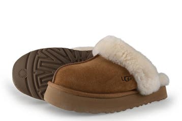 Ugg Pantoffels in maat 39 Bruin, Kleding | Dames, Bruin, Verzenden, Zo goed als nieuw, Pantoffels of Sloffen