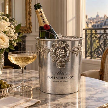Moët & Chandon - Argit Meaux - Champagne koeler - Aluminium